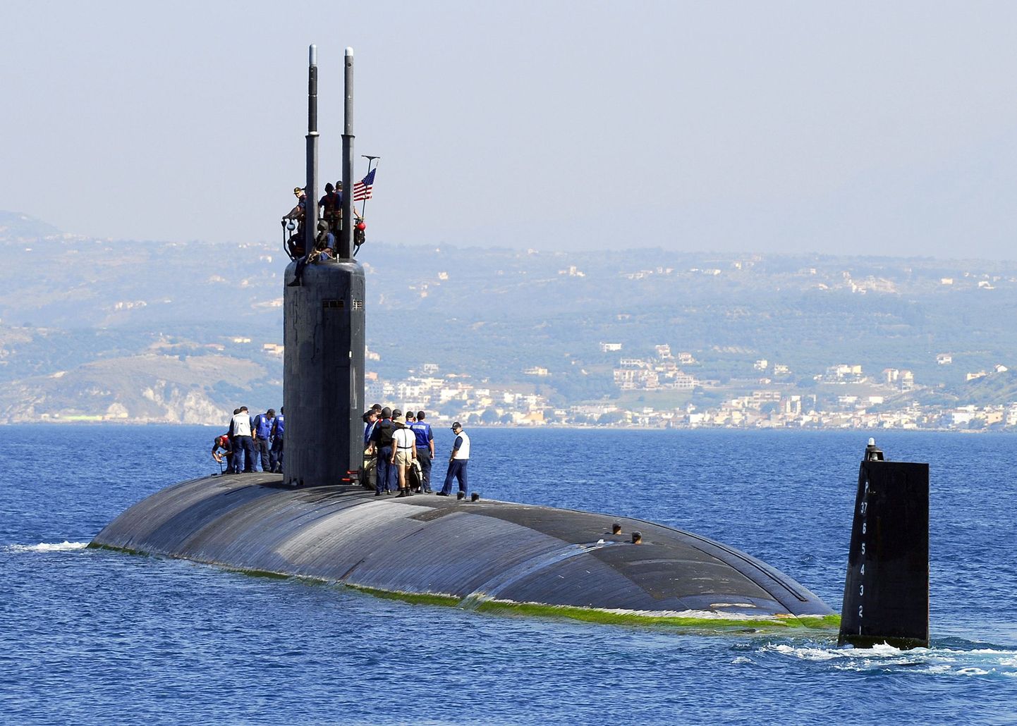 USA mereväe Los Angeles-tüüpi allveelaev USS Scranton.