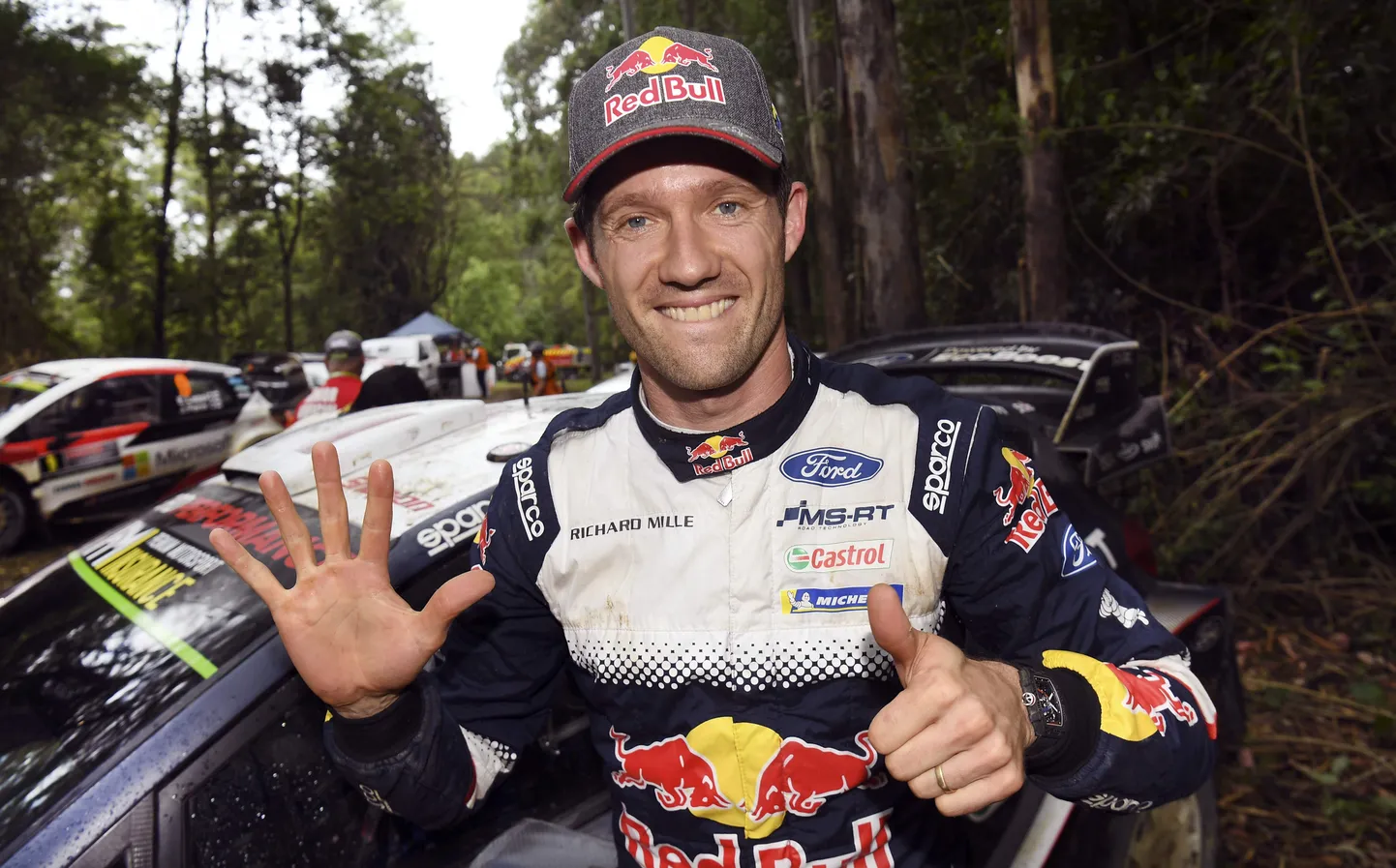 Franču rallija braucējs Sebastjans Ožjē