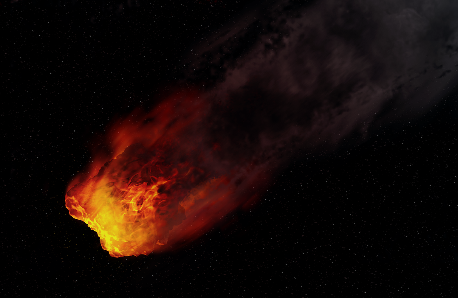 Asteroīds. Ilustratīvs attēls.