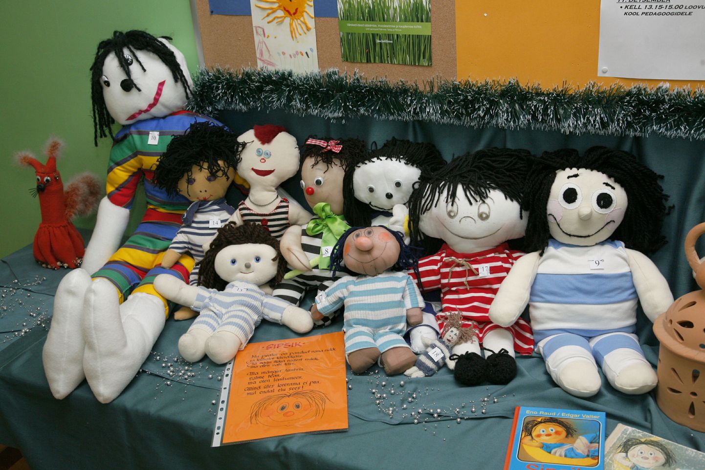 Sipsikute näitus Tammsaare lasteaias paar aastat tagasi.