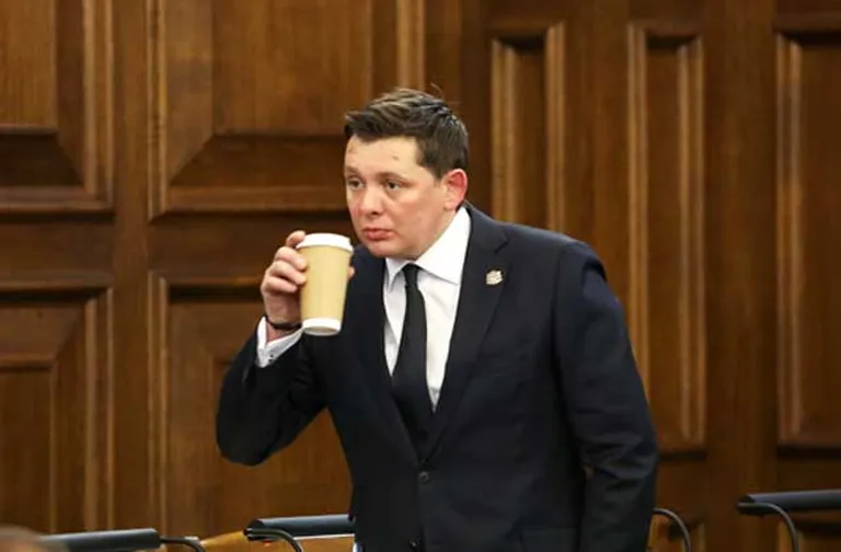 Депутат Сейма Артусс Кайминьш (2018 год)