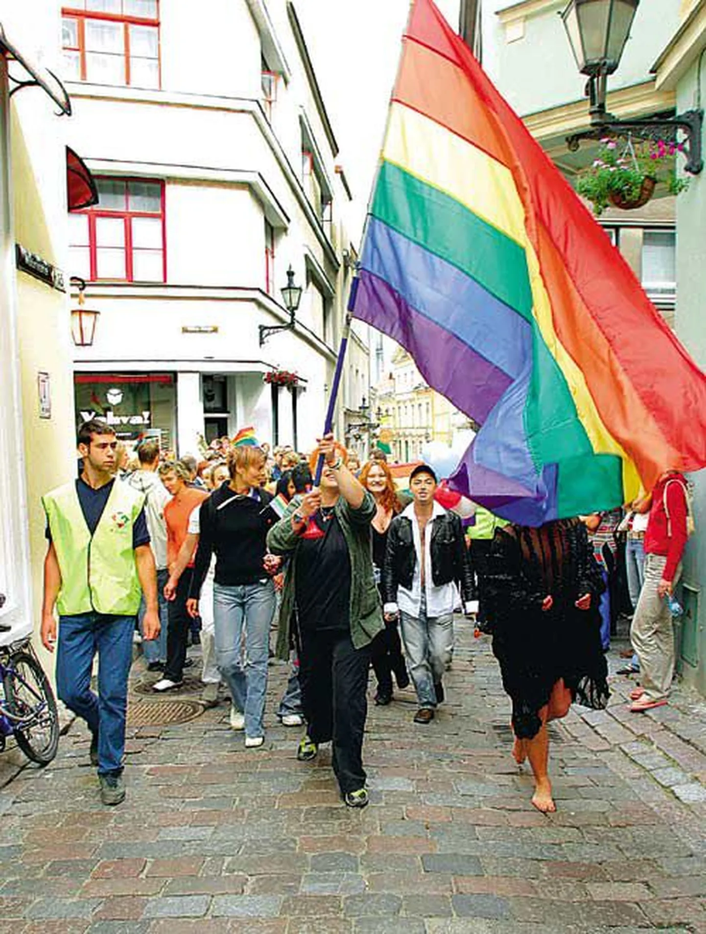 Vikerkaarelipp.