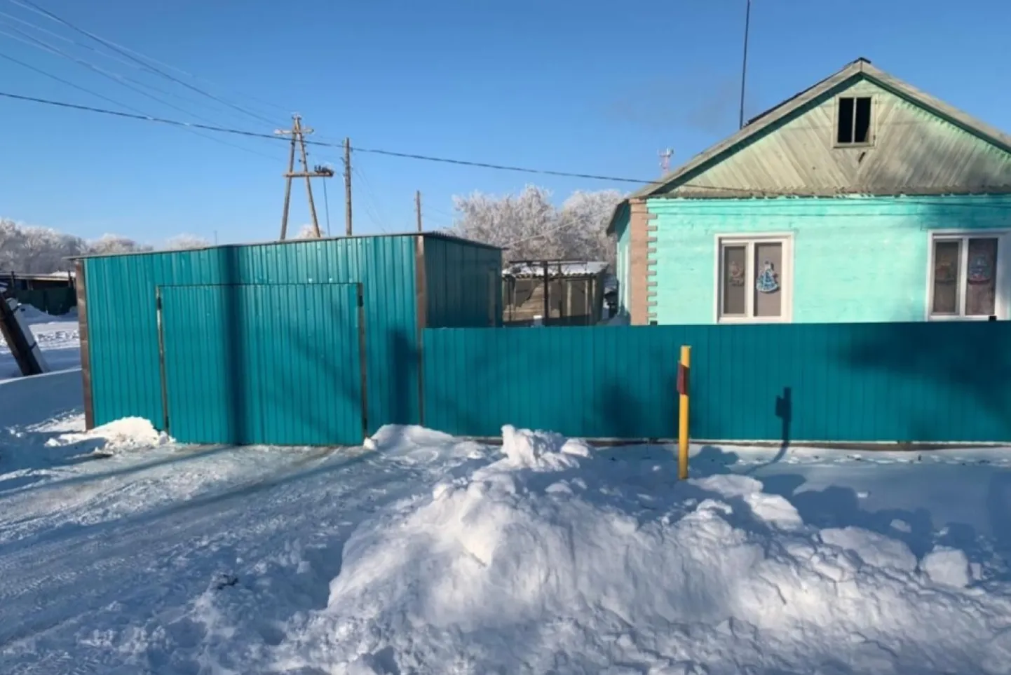 Дом в селе Юрьевка, в котором произошло убийство