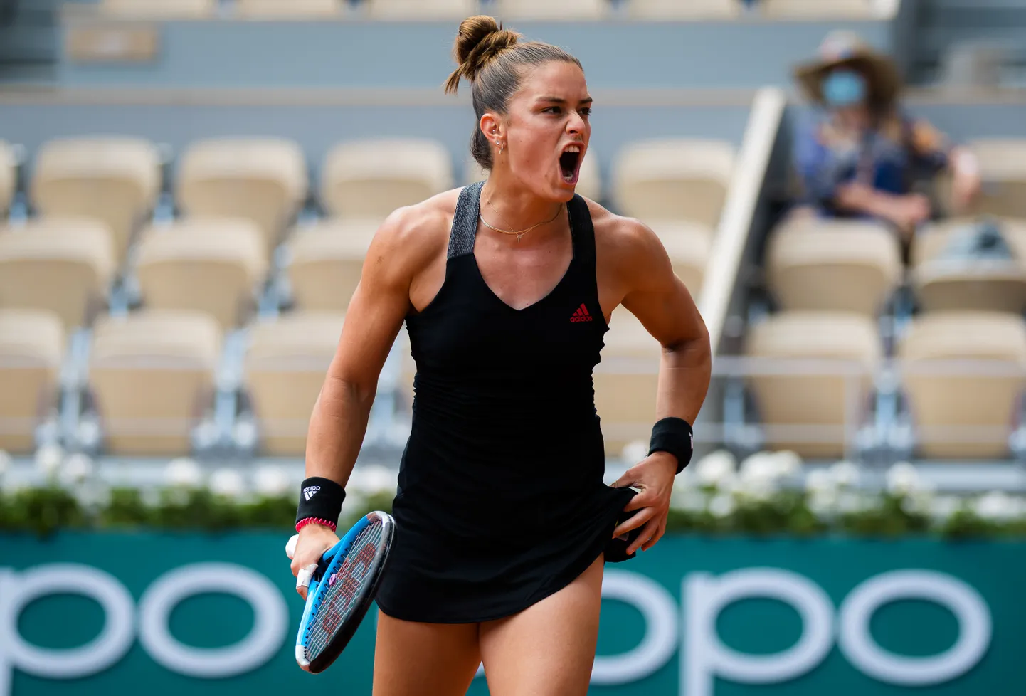 Maria Sakkari Prantsusmaa lahtistel.