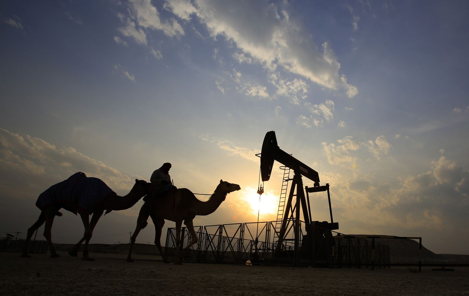 Nafta puurtorn Bahreinis.