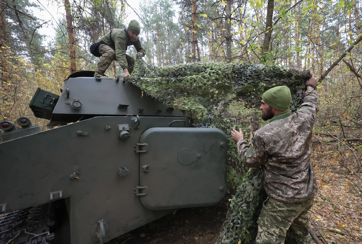 Ukraina sõjaväelased Harkivi oblastis.