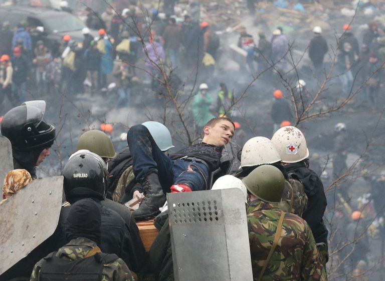 Euromaidani protest muutus veriseks