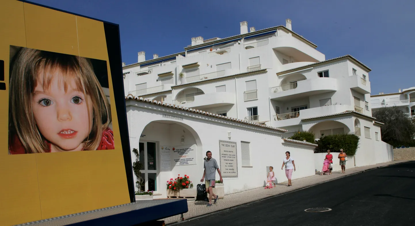 Madeleine McCanni otsimiskuulutus Portugalis  Praia da Luzis