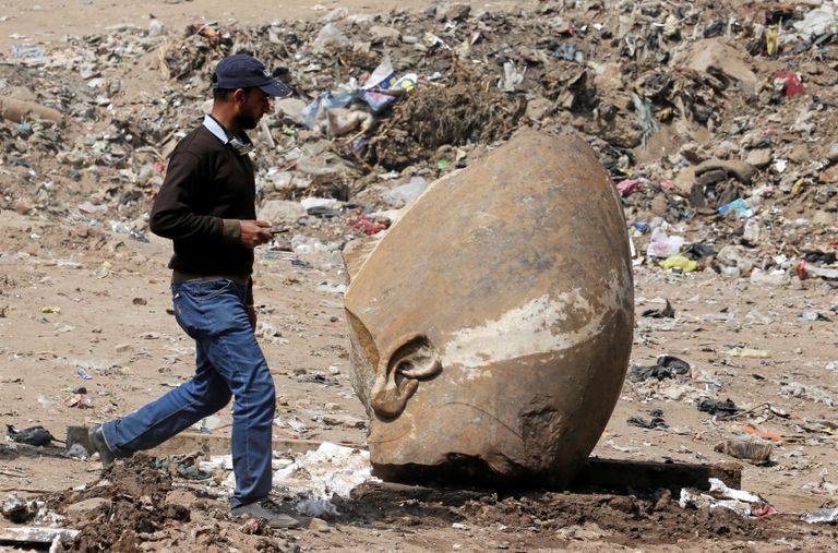 Egiptusest Kairost Mattariyast leiti Ramses II kaheksameetrine kuju