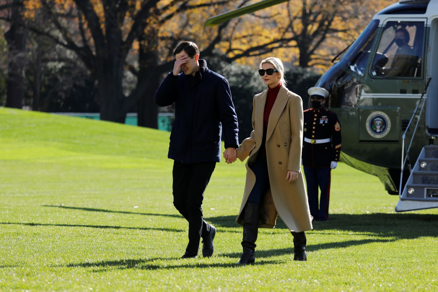 Ivanka Trump ja ta abikaasa Jared Kushner novembris 2020