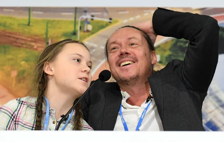 Greta ja Svante Thunberg.