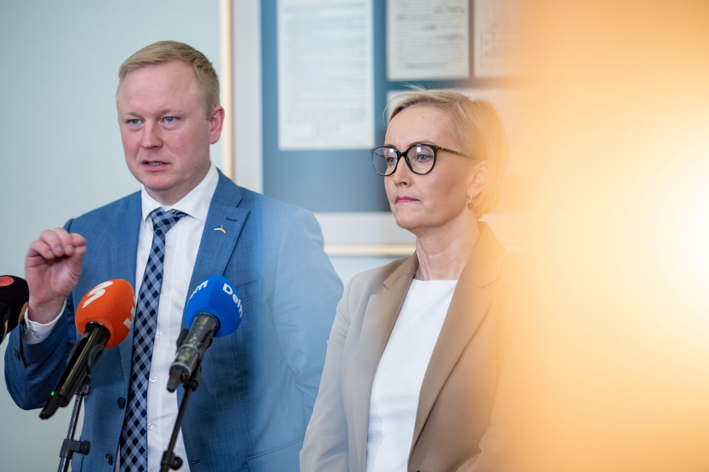 Mart Võrklaev ja Kristina Kallas