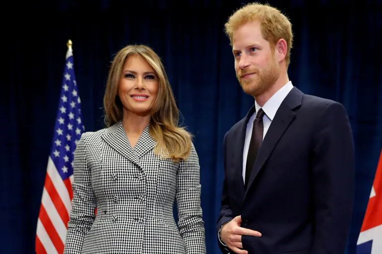 Melania Trump ja prints Harry
