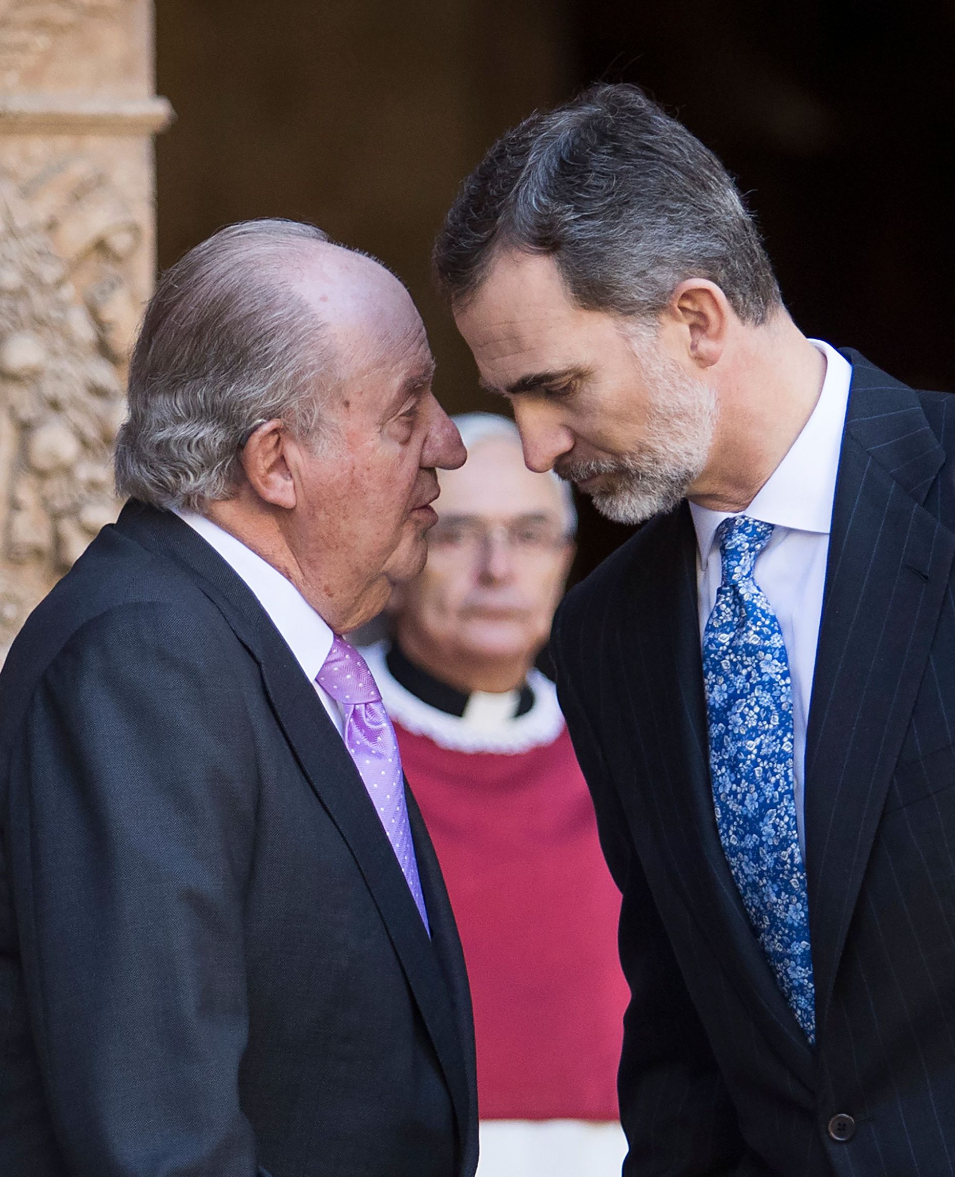 Hispaania kuningas Felipe VI (paremal) ja tema isa, endine kuningas Juan Carlos I.