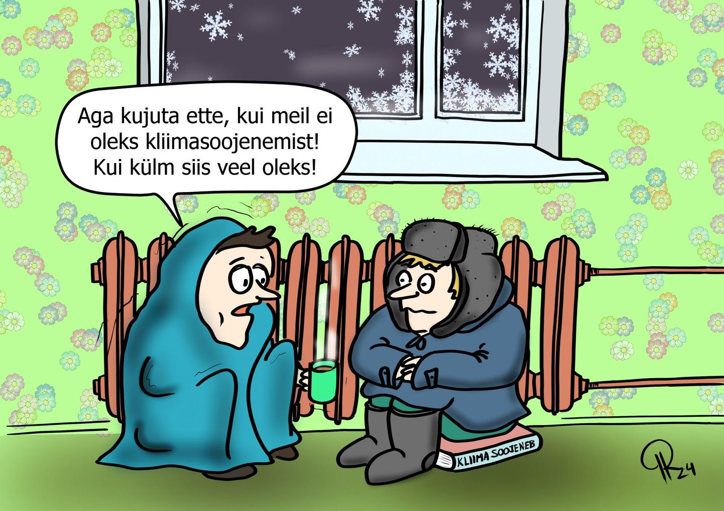 Nädala karikatuur "Käre talv".
