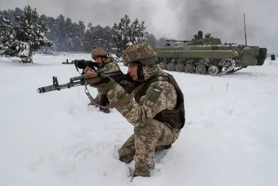 Ukraina reservväelased.