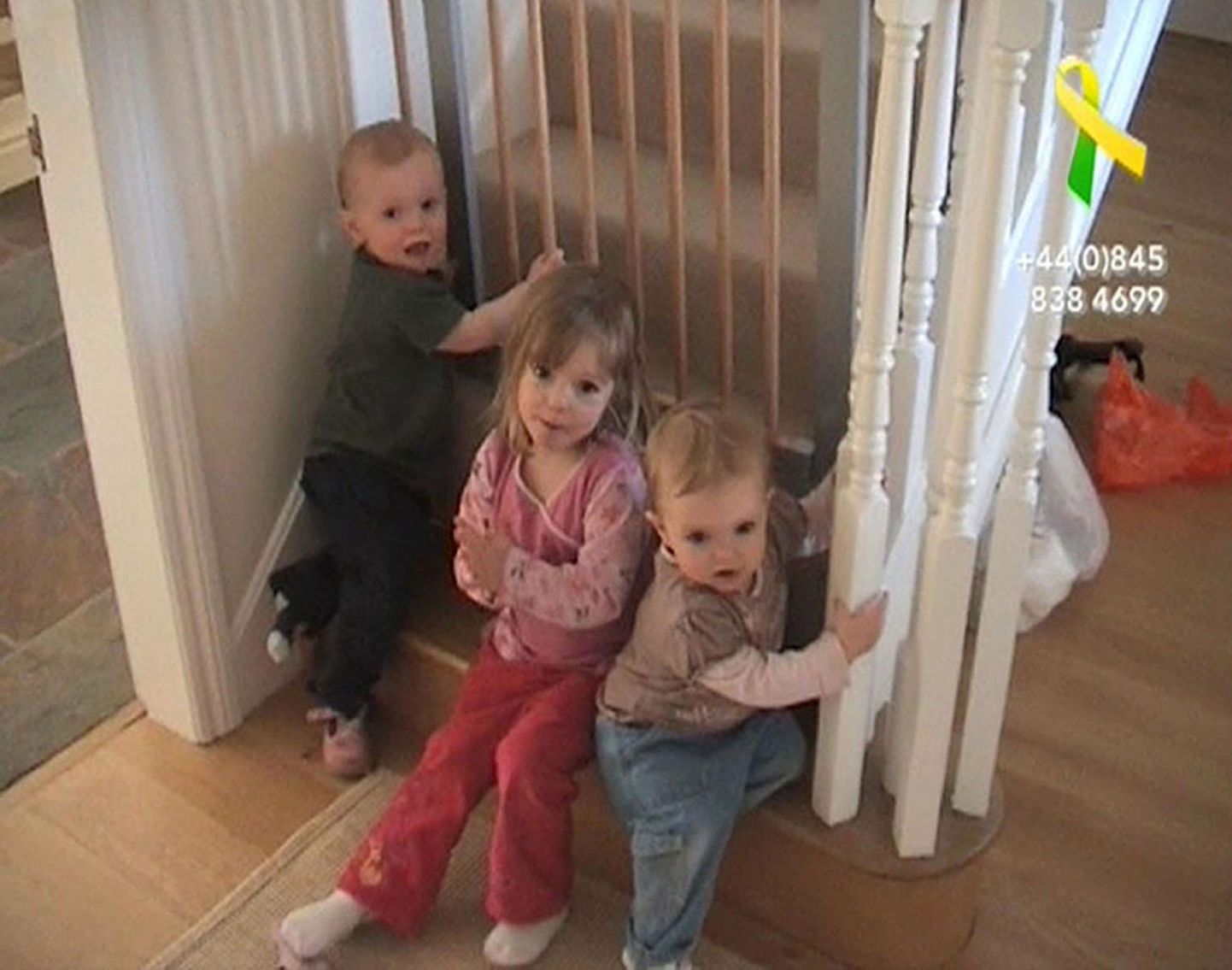 Madeleine McCann oma õe Amelia ja venna Seaniga.