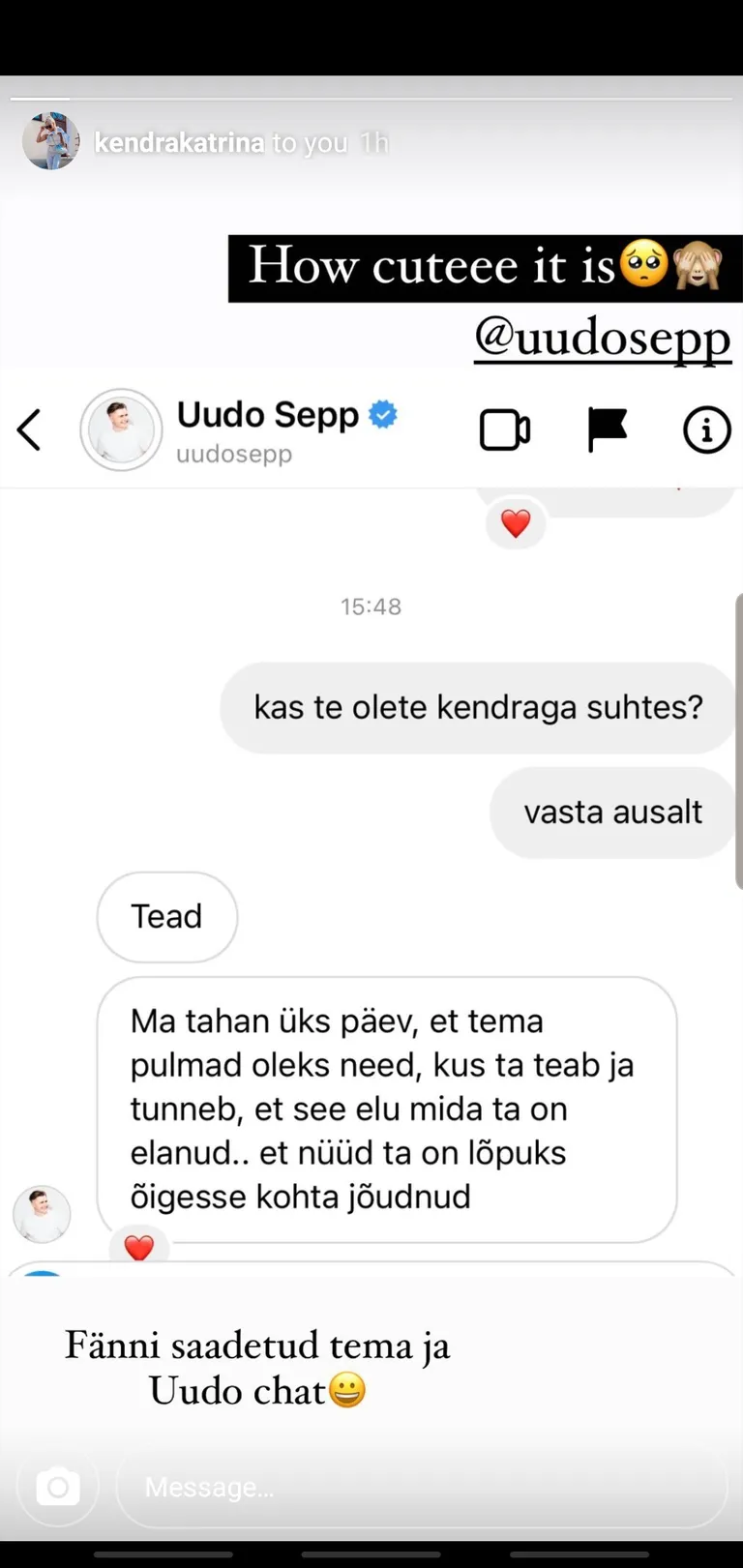 Uudo ja fänni kirjavahetus sulatab südameid.