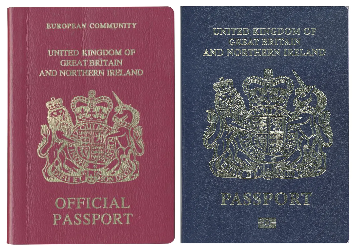 Suurbritannia pass muudab pärast Brexitit värvi
