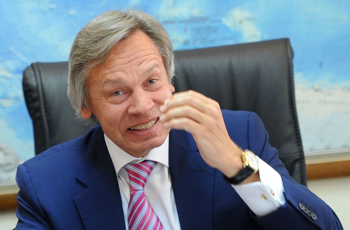 Vene riigiduuma väliskomisjoni esimees Aleksei Puškov.