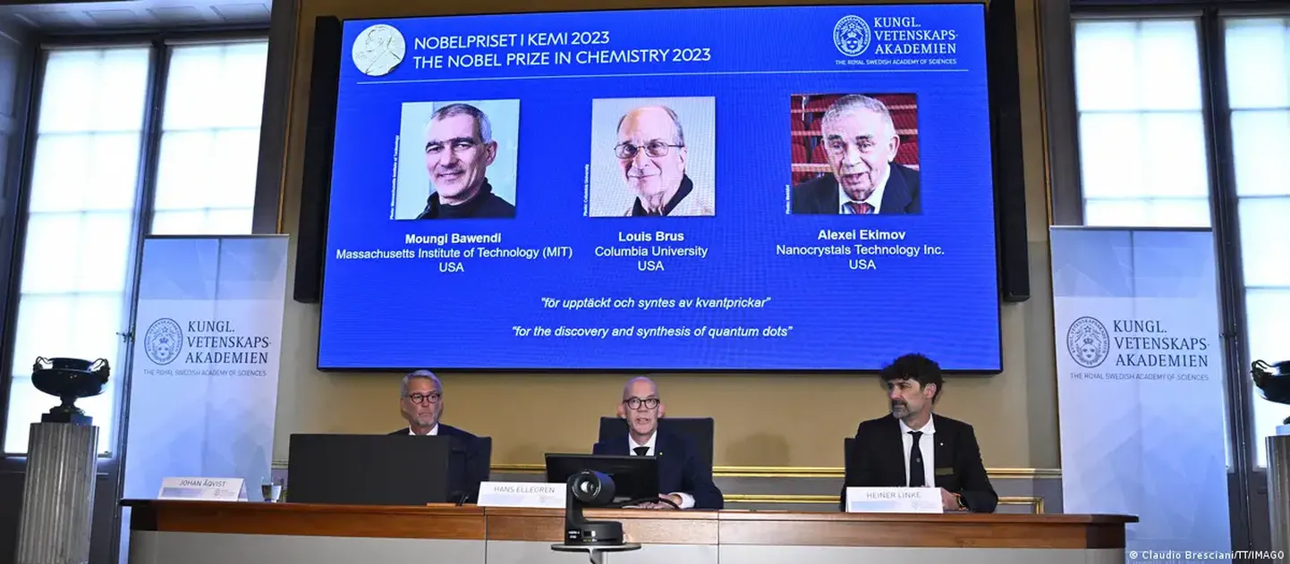 Объявление лауреатов Нобелевской премии по химии за 2023 год