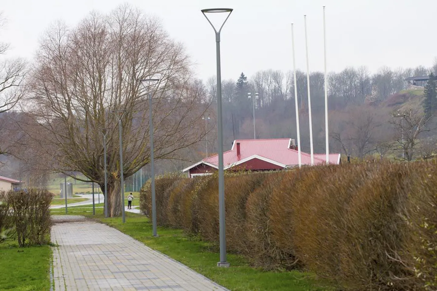 Promenaadile annab pimedal ajal valgust 16 Saksamaalt toodud disainlampi, mis said paika nädal aega tagasi.