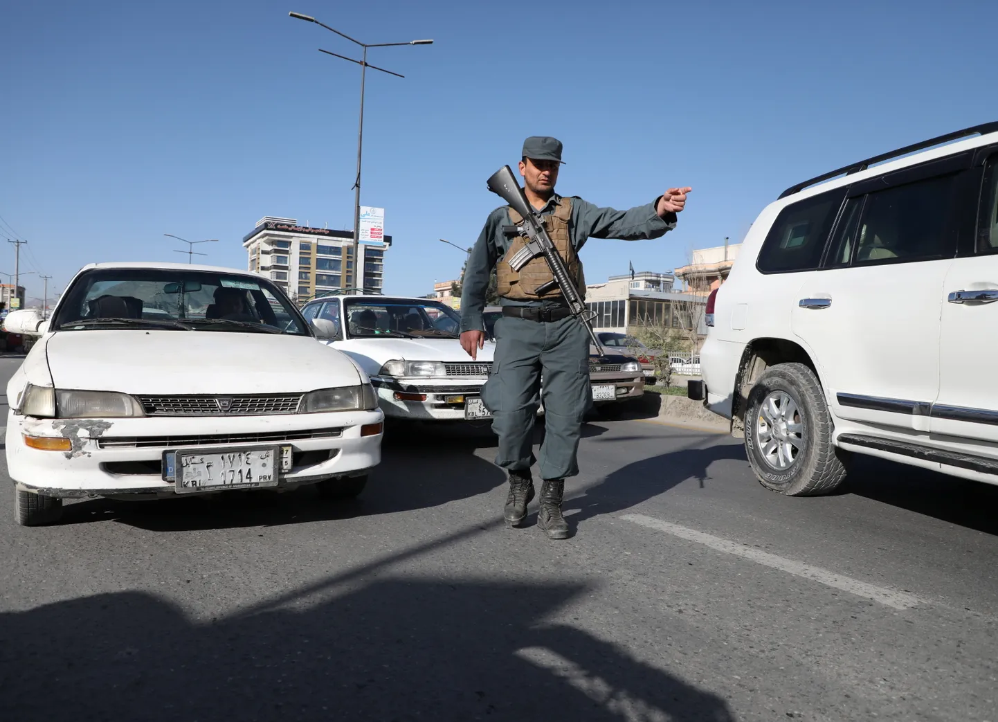 Politseiametnik Kabulis.