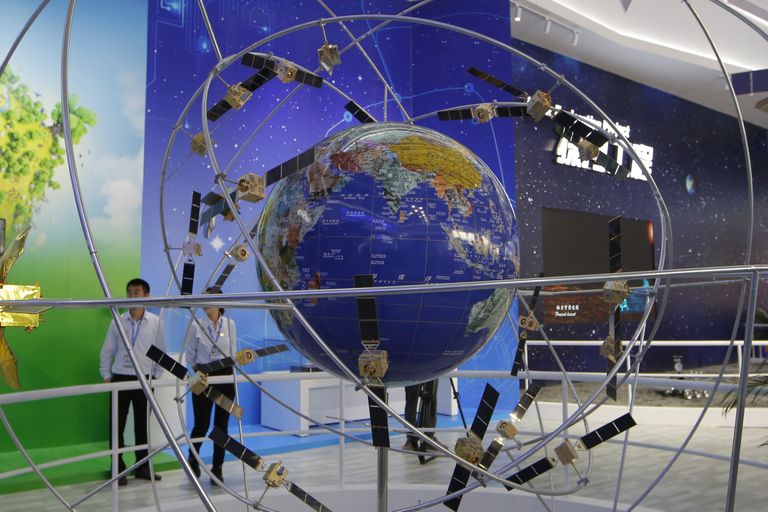 Hiina BeiDou satelliitnavigatsioonisüsteemi kujutav mudel