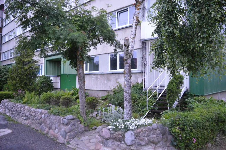 Lillepeenar Kohtla-Järvel koos tiigikesega.