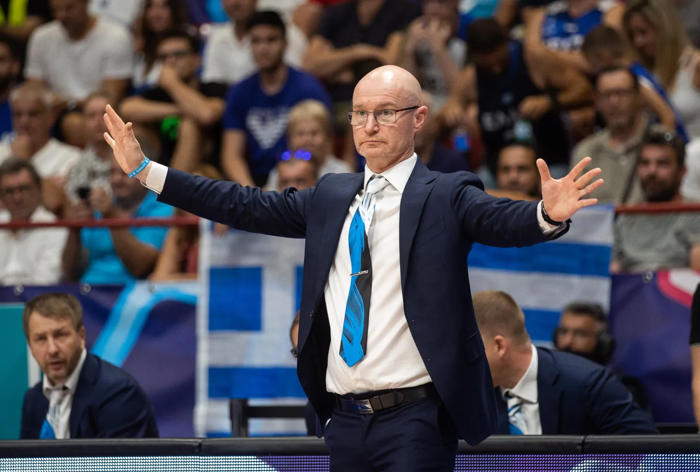 Eesti korvpallikoondise peatreener Jukka Toijala.