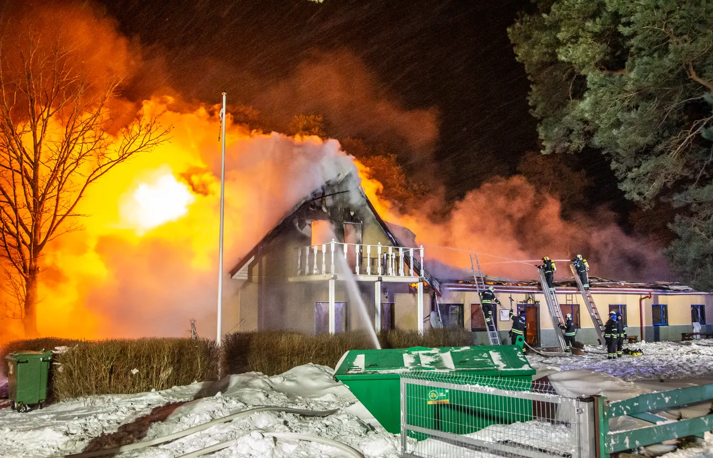 Пожар в пансионате "Männiku" в 2021 году унес три человеческие жизни.