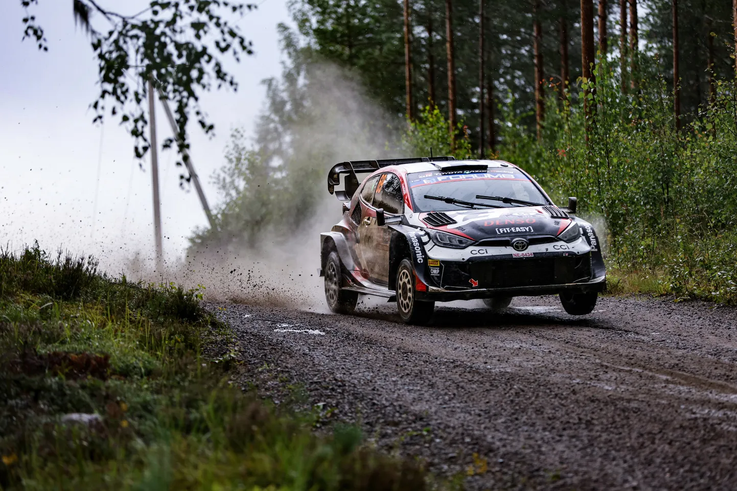 Kalle Rovanperä ja Jonne Halttunen Soome rallil.