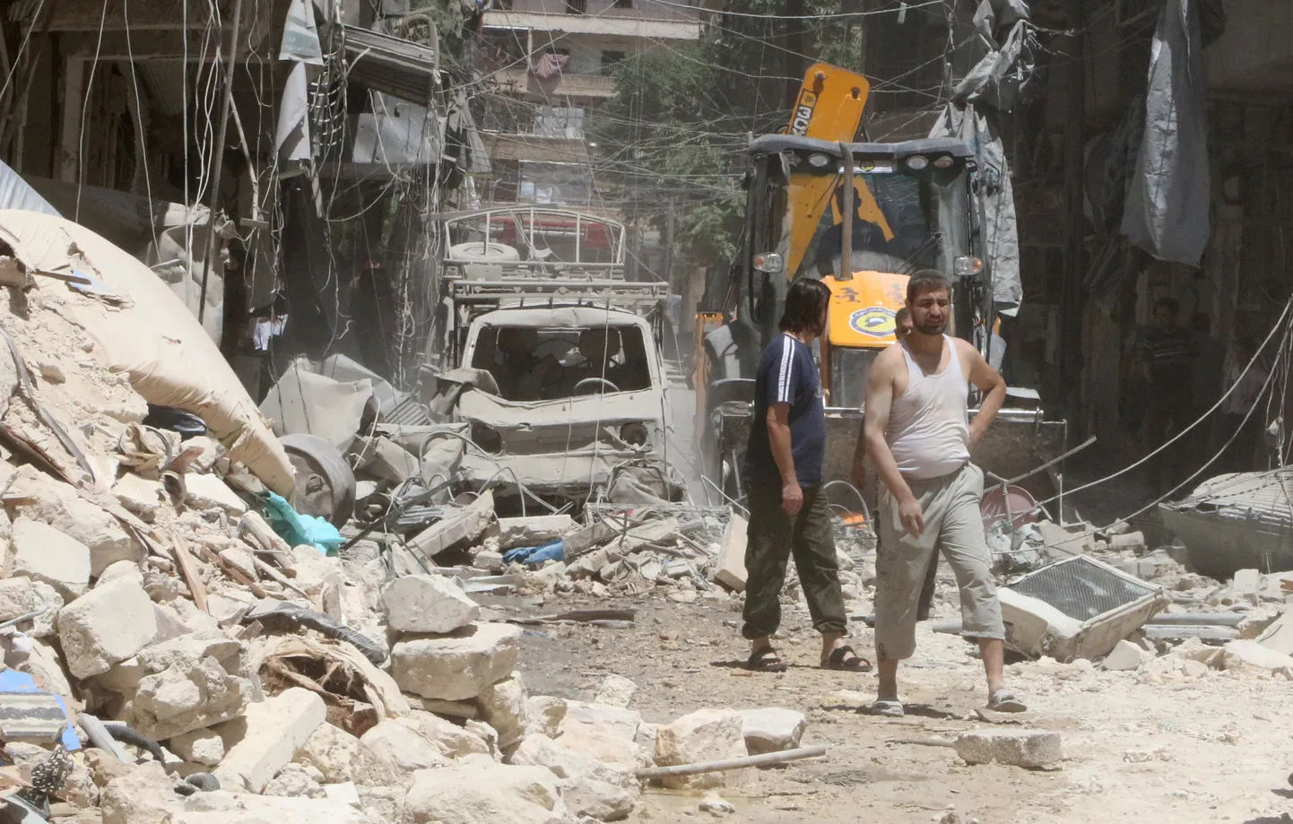Aleppo linn peale pommirünnakuid