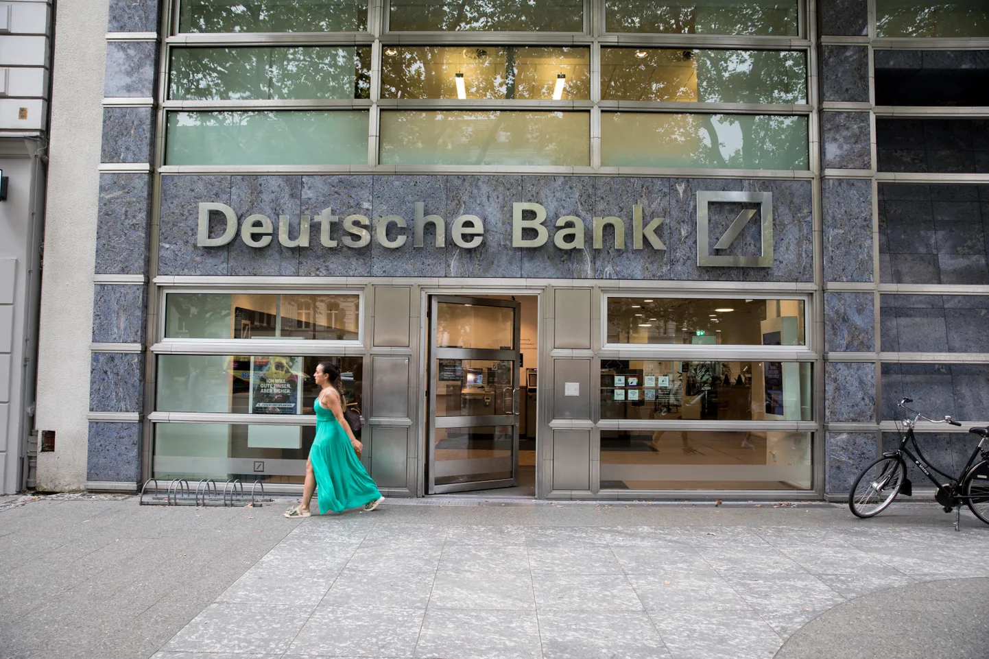 Saksamaa suurima panga Deutsche Banki peahoone.