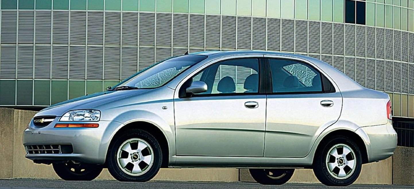 Euroopas aitab General Motorsil raskusi trotsida Chevrolet Aveo.