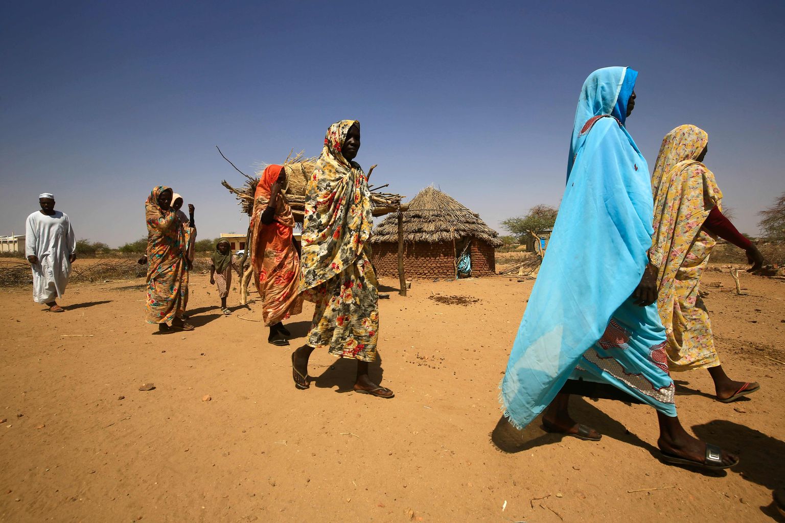 Lõuna-Darfuris asuv Hamada küla 3. veebruar 2021.
