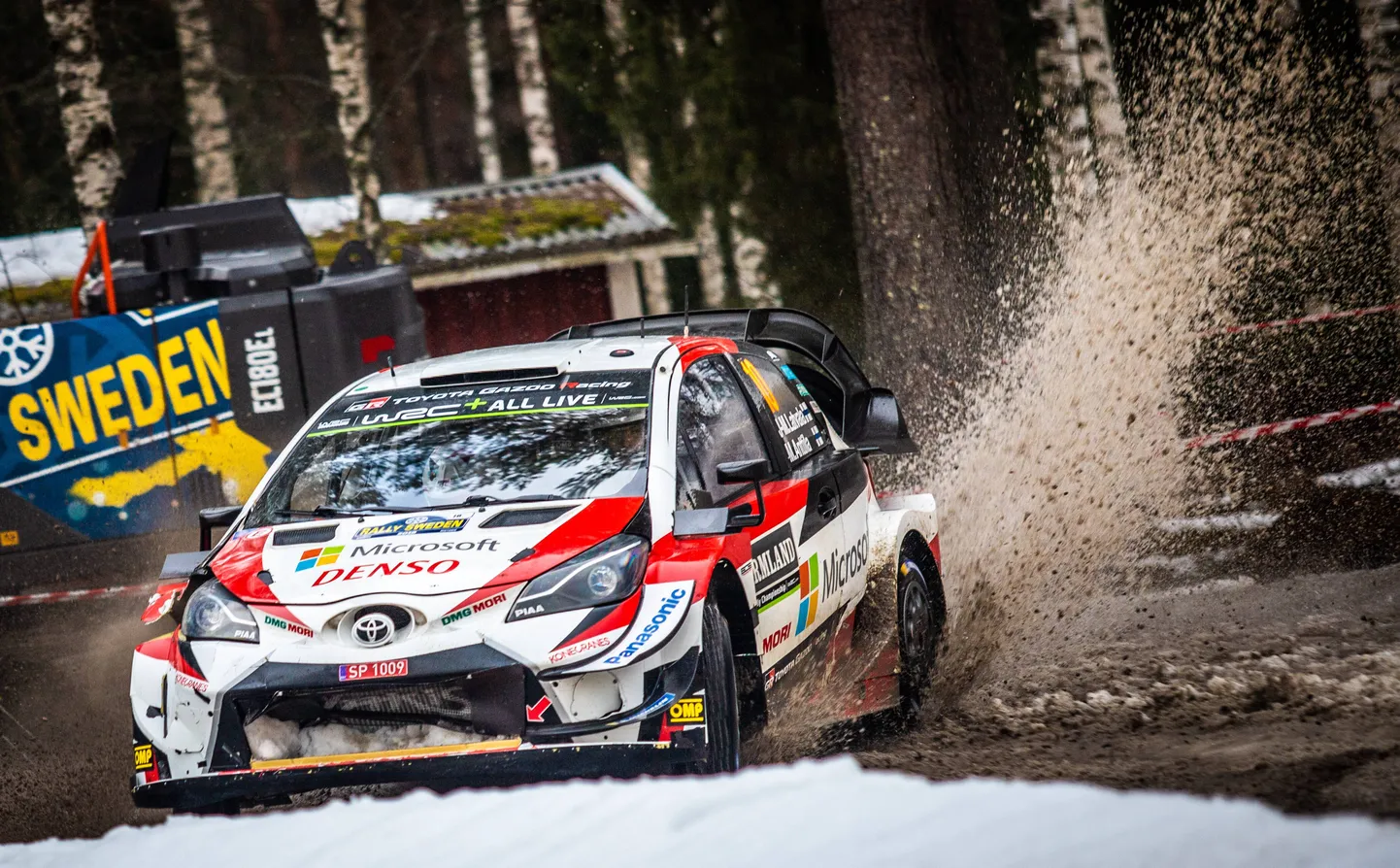 Jari-Matti Latvala mullu Rootsi rallil.