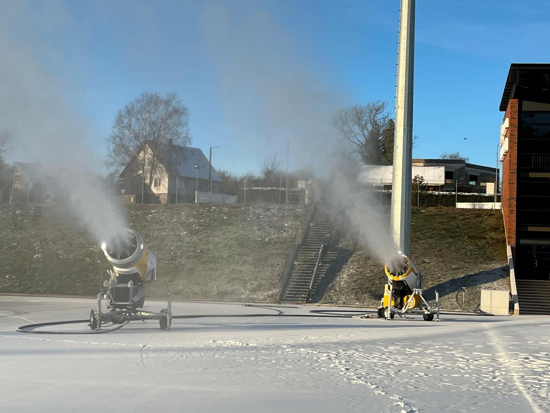 Lumekahurid Otepääl Tehvandi staadionil