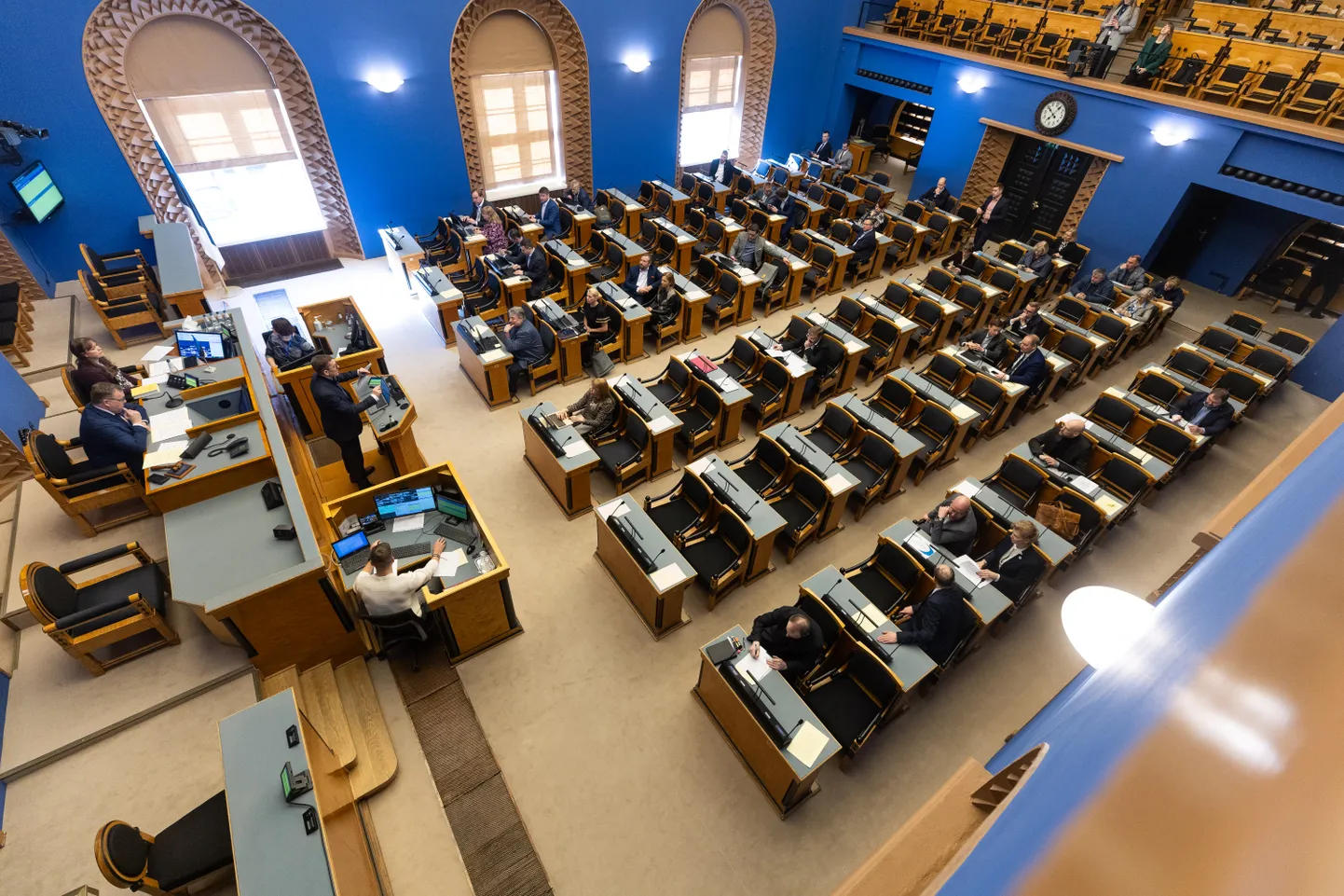 Riigikogu saal.